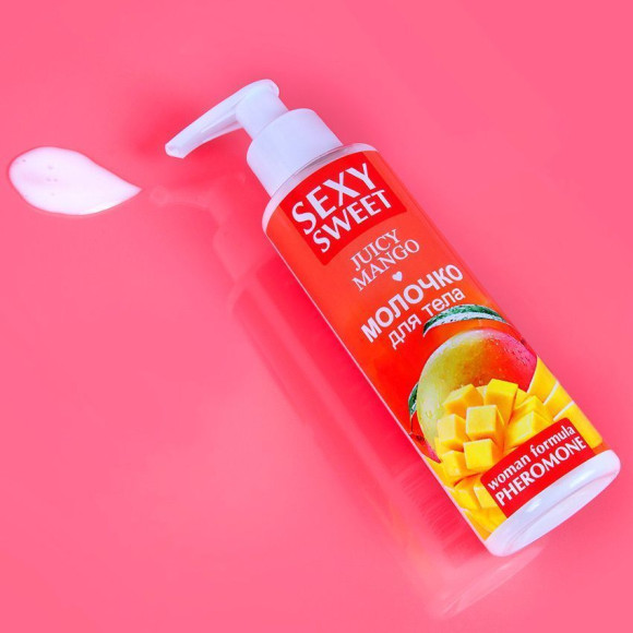 Молочко для тела с феромонами и ароматом манго Sexy Sweet Juicy Mango - 150 гр. Молочко для тела с феромонами и ароматом манго Sexy Sweet Juicy Mango - 150 гр.