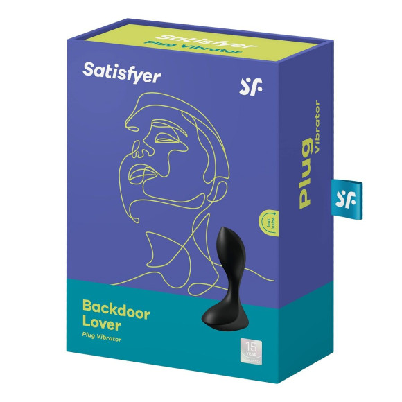Чёрный вибромассажёр простаты Satisfyer Backdoor Lover - 14 см. Чёрный вибромассажёр простаты Satisfyer Backdoor Lover - 14 см.