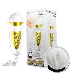 Мега-мастурбатор вагина Sally с вибрацией и голосом Мега-мастурбатор вагина Sally с вибрацией и голосом