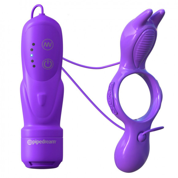 Эрекционное кольцо с вибрацией His And Hers Ultimate Rabbit