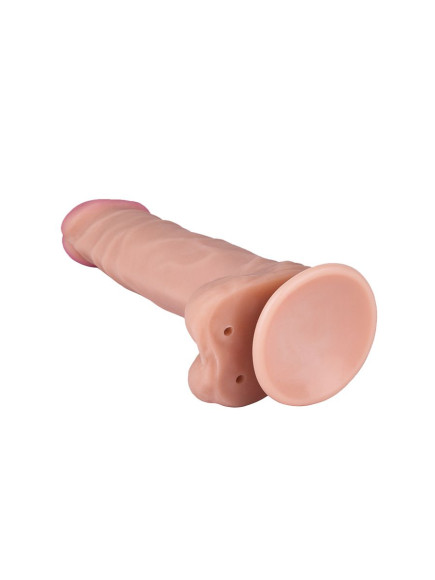 Упругий дилдо на присоске - 19,5 см. Упругий дилдо на присоске - 19,5 см.