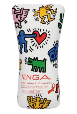 Мастурбатор-туба Keith Haring Soft Tube CUP Мастурбатор-туба Keith Haring Soft Tube CUP