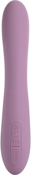Сиреневый интерактивный вибратор-кролик Trysta Neo с шариком для зоны G - 18,4 см. Сиреневый интерактивный вибратор-кролик Trysta Neo с шариком для зоны G - 18,4 см.
