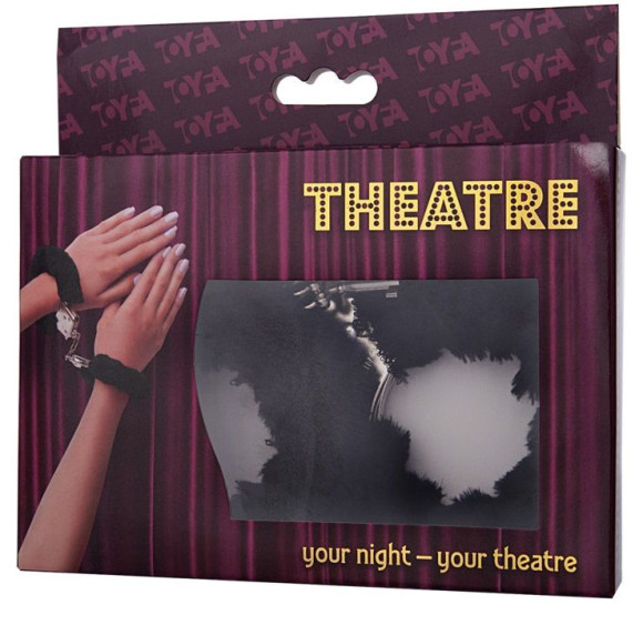 Наручники с чёрной опушкой Наручники с чёрной опушкой