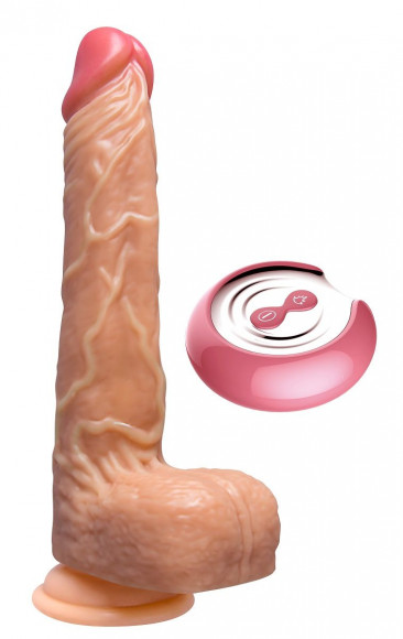 Телесный ротатор-реалистик Telescopic Jean - 18 см.