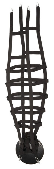 Подвесная клетка из ремешков Hanging strap cage Подвесная клетка из ремешков Hanging strap cage