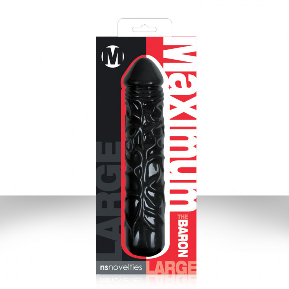 Чёрный фаллоимитатор Maximum The Baron - 25,4 см. Чёрный фаллоимитатор Maximum The Baron - 25,4 см.