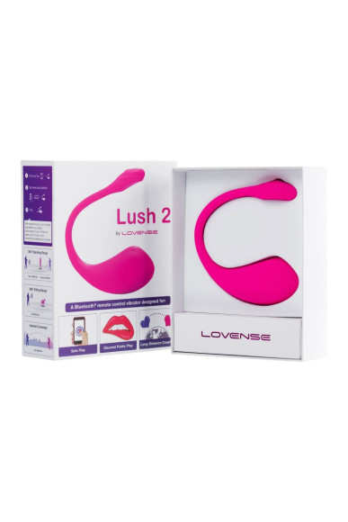 Ярко-розовое виброяйцо Lovense Lush 2 Ярко-розовое виброяйцо Lovense Lush 2
