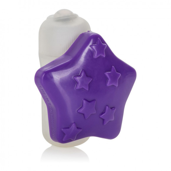 Фиолетовая виброзвездочка для клитора