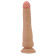 Телесный фаллоимитатор Tiemeyer с подвижной кожей и присоской - 25 см.