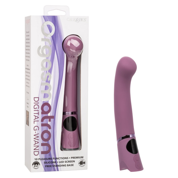 Сиреневый вибромассажер Orgasmatron Digital G-Wand - 19,7 см. Сиреневый вибромассажер Orgasmatron Digital G-Wand - 19,7 см.