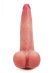 Телесный вибратор-реалистик на присоске - 30 см. Телесный вибратор-реалистик на присоске - 30 см.