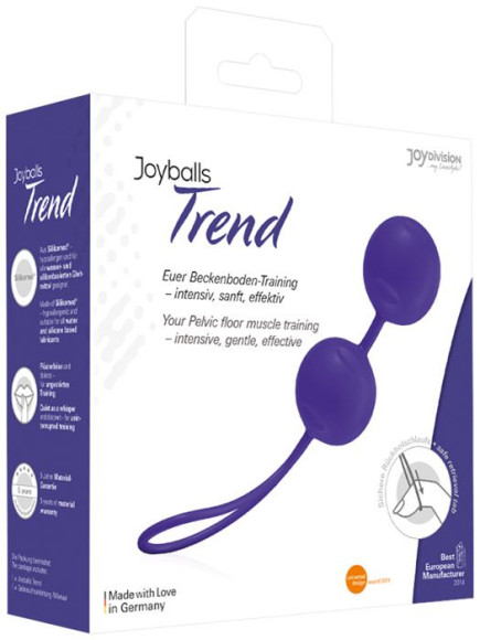 Фиолетовые вагинальные шарики Joyballs Trend Фиолетовые вагинальные шарики Joyballs Trend