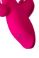 Ярко-розовый вибростимулятор 3-в-1 Tripling - 21 см.