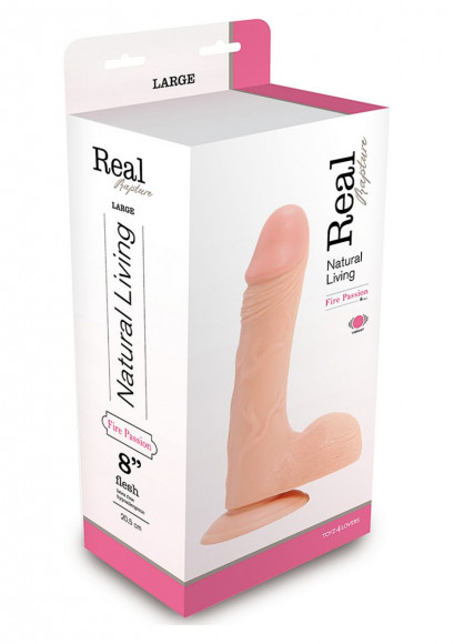 Вибратор-реалистик Vibe Flesh - 23 см. Вибратор-реалистик Vibe Flesh - 23 см.