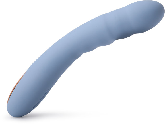 Голубой изогнутый вибромассажер Ava Neo с функцией пенетрации - 19,6 см. Голубой изогнутый вибромассажер Ava Neo с функцией пенетрации - 19,6 см.