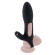 Черная насадка на пенис с вибрацией Nautilus