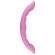 Розовый двусторонний фаллоимитатор DIP-DOUBLE INSIDE PLEASURE SILICONE - 30 см.