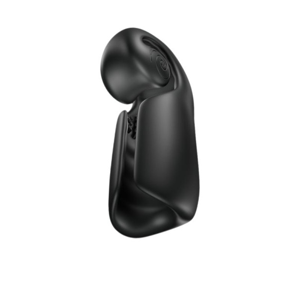 Черный мастурбатор SVibe Evo с вибрацией Черный мастурбатор SVibe Evo с вибрацией