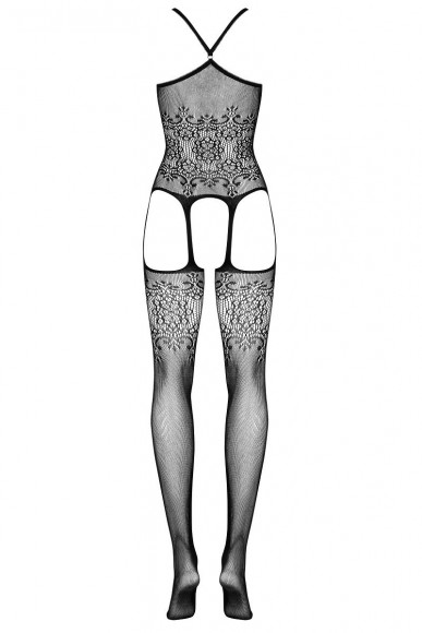 Комбинезон с открытыми бёдрами и крупным ажурным рисунком Комбинезон с открытыми бёдрами и крупным ажурным рисунком