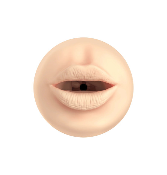 Телесный мастурбатор-ротик Feel Stroker Mouth