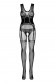 Комбинезон-сетка с имитацией бюстье, трусиков и чулок Комбинезон-сетка с имитацией бюстье, трусиков и чулок