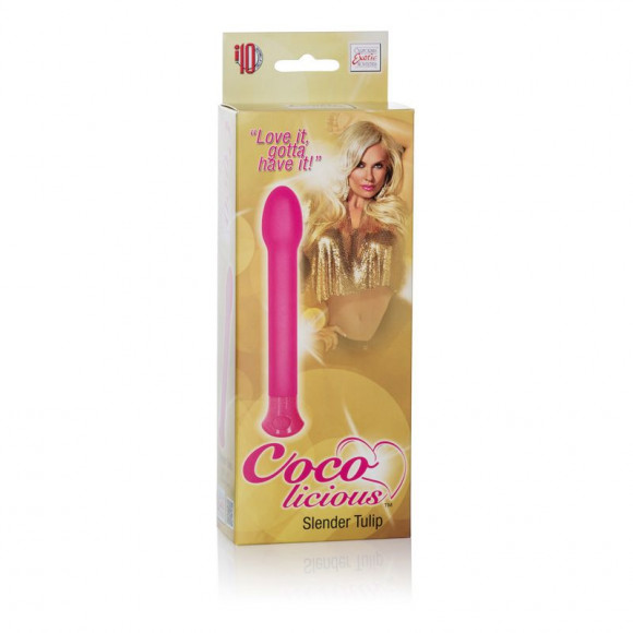 Розовый вибромассажер Coco Licious Slender Tulip Vibes - 17 см. Розовый вибромассажер Coco Licious Slender Tulip Vibes - 17 см.