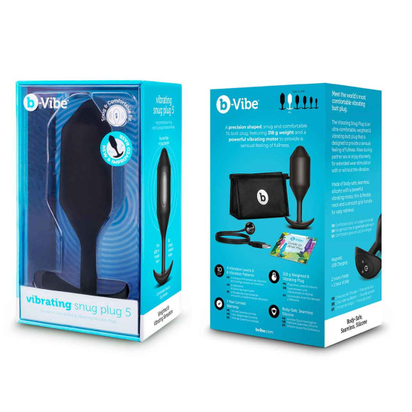 Черная вибропробка для ношения Vibrating Snug Plug 5 - 16,5 см. Черная вибропробка для ношения Vibrating Snug Plug 5 - 16,5 см.