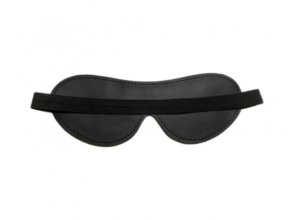 Двусторонняя красно-черная маска на глаза из эко-кожи Двусторонняя красно-черная маска на глаза из эко-кожи