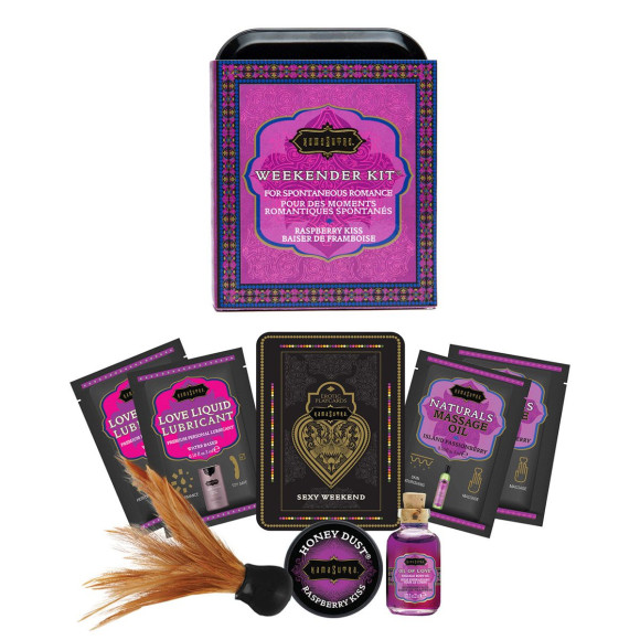Эротический набор Weekender Kit Raspberry Kiss Эротический набор Weekender Kit Raspberry Kiss