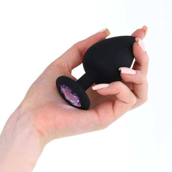 Черная силиконовая пробка Оки-Чпоки - 9,4 см. Черная силиконовая пробка Оки-Чпоки - 9,4 см.