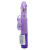 Фиолетовый ротатор с возвратно-поступательными движениями и клиторальным стимулятором - 24 см.