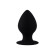 Черная анальная пробка с ограничителем - 9,4 см. Черная анальная пробка с ограничителем - 9,4 см.
