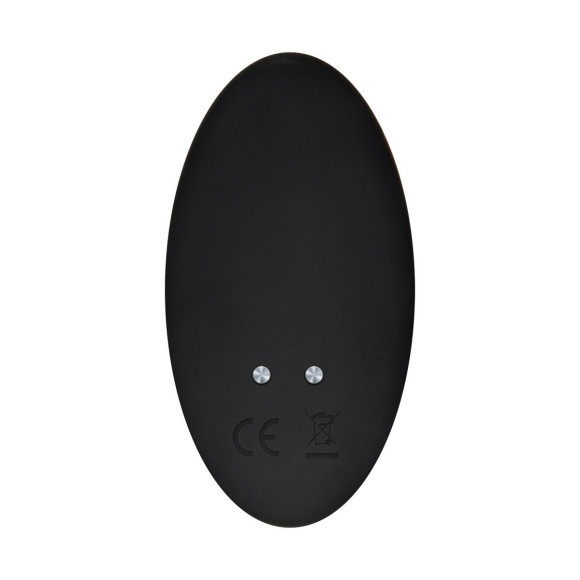 Черный вибромассажер простаты с эрекционным кольцом Strapped & Tapped Черный вибромассажер простаты с эрекционным кольцом Strapped & Tapped