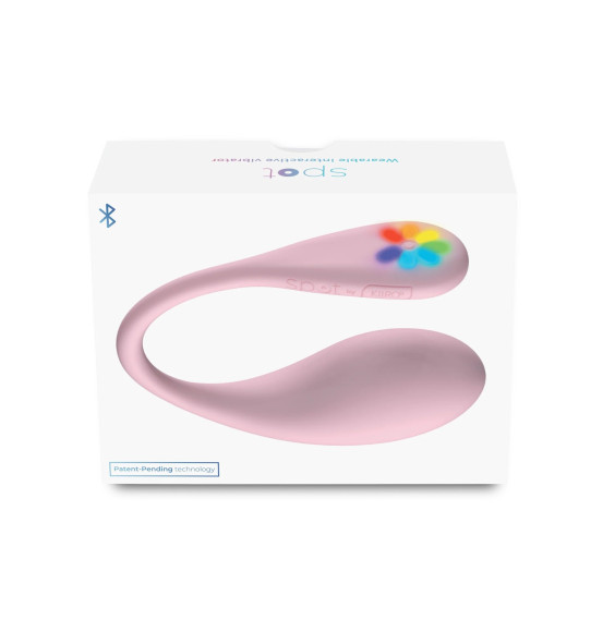 Розовое интерактивное виброяйцо Spot