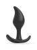 Черный анальный стимулятор - 9,2 см. Черный анальный стимулятор - 9,2 см.