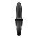 Черный анальный вибратор Hot Passion с функцией нагрева Черный анальный вибратор Hot Passion с функцией нагрева