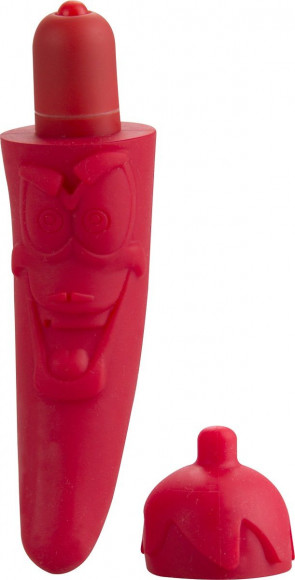 Красный мини-вибратор в виде перчика Red Hot Pepper Красный мини-вибратор в виде перчика Red Hot Pepper