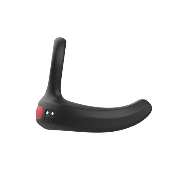 Черное эрекционное виброкольцо Cock Ring с пультом ДУ Черное эрекционное виброкольцо Cock Ring с пультом ДУ