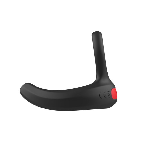 Черное эрекционное виброкольцо Cock Ring с пультом ДУ Черное эрекционное виброкольцо Cock Ring с пультом ДУ