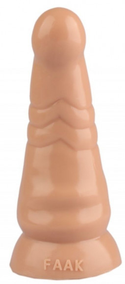 Телесная анальная втулка с круглой головкой - 20 см. Телесная анальная втулка с круглой головкой - 20 см.