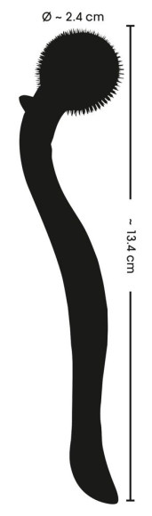 Черное колесо Вартенберга Micro Pinwheel - 13,4 см. Черное колесо Вартенберга Micro Pinwheel - 13,4 см.