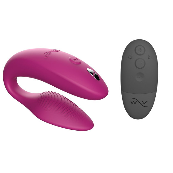Розовый U-образный вибратор для пар We-Vibe Sync 2 Розовый U-образный вибратор для пар We-Vibe Sync 2