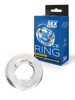 Прозрачное эрекционное кольцо-бублик
