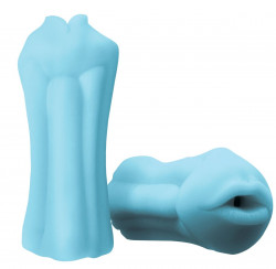 Голубой, светящийся в темноте мастурбатор-ротик BJ Голубой, светящийся в темноте мастурбатор-ротик BJ