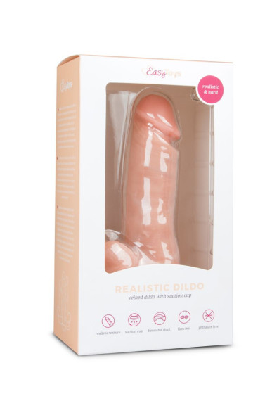 Телесный фаллоимитатор Realistic Dildo - 17,5 см. Телесный фаллоимитатор Realistic Dildo - 17,5 см.
