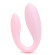 Нежно-розовый вибратор для пар с пультом ДУ