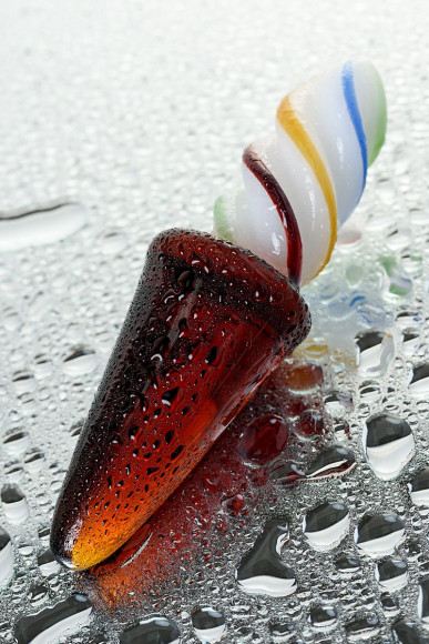 Коническая стеклянная анальная втулка Sexus Glass - 16 см. Коническая стеклянная анальная втулка Sexus Glass - 16 см.