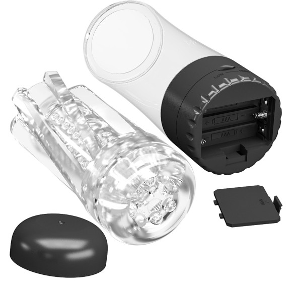 Прозрачный мастурбатор с вибрацией Tamara Прозрачный мастурбатор с вибрацией Tamara