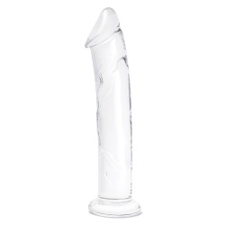 Большой стеклянный стимулятор 12’’ Glass Dildo With Veins & Flat Base - 28 см. Большой стеклянный стимулятор 12’’ Glass Dildo With Veins & Flat Base - 28 см.
